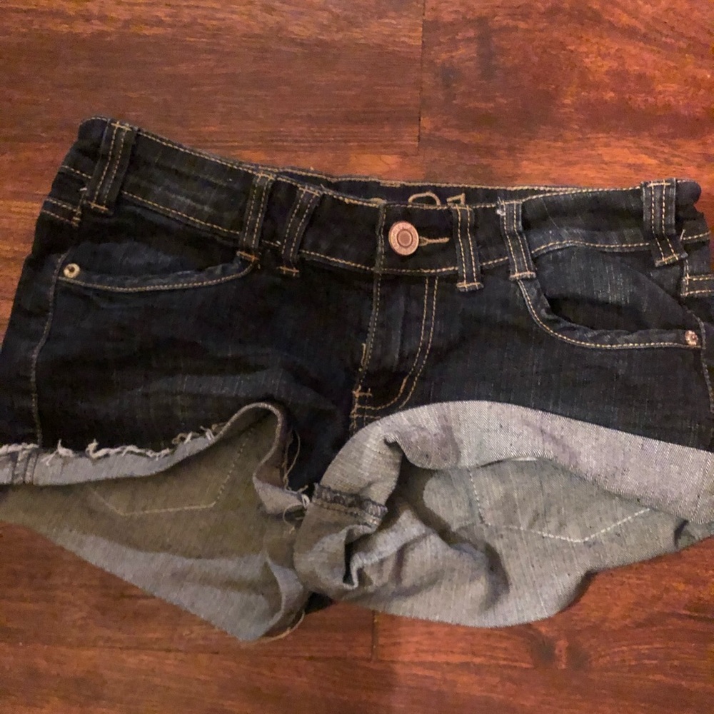 Denim shorts